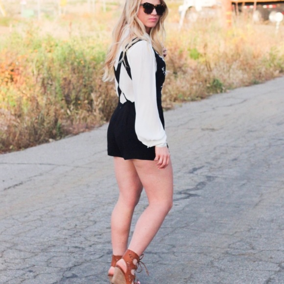 Forever21 Black Romper - Picture 2 of 4